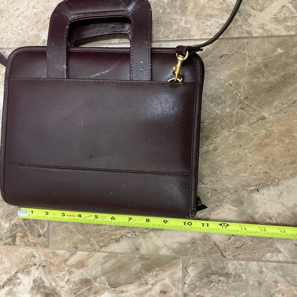 Vintage Mark Phillip Leather Men's Messenger planner - Picture 6 of 7